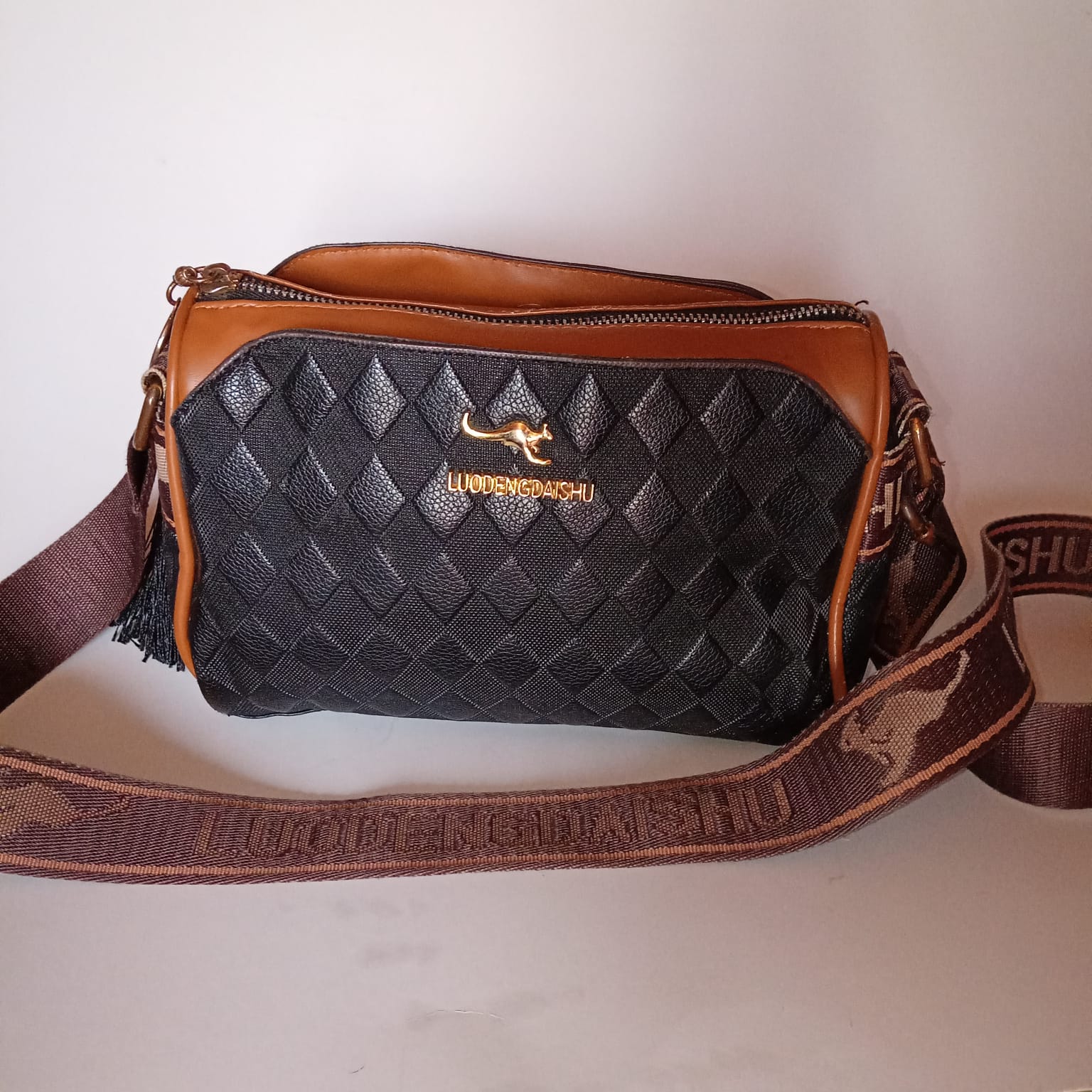 Cartera negra con cafe - Rincón de Nonna