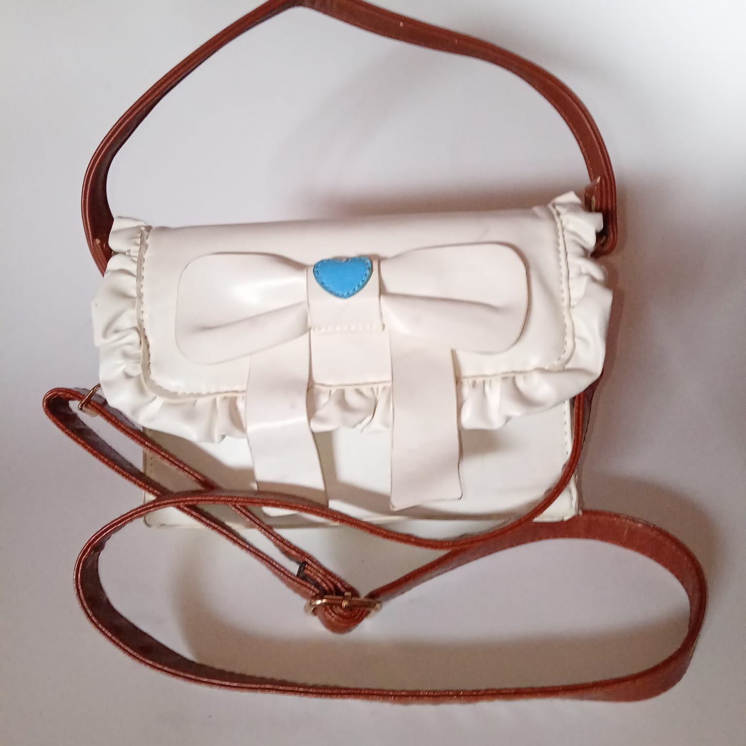 Cartera blanca chica - Rincón de Nonna