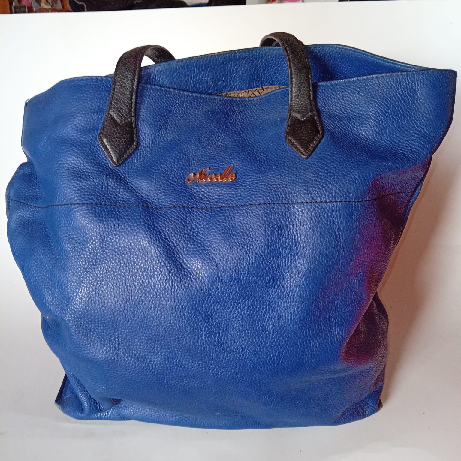 Cartera Grande Azul - Rincón de Nonna
